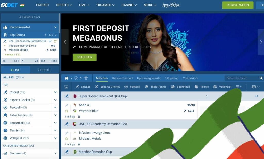how to bet on sports at 1xbet detailed guide in India