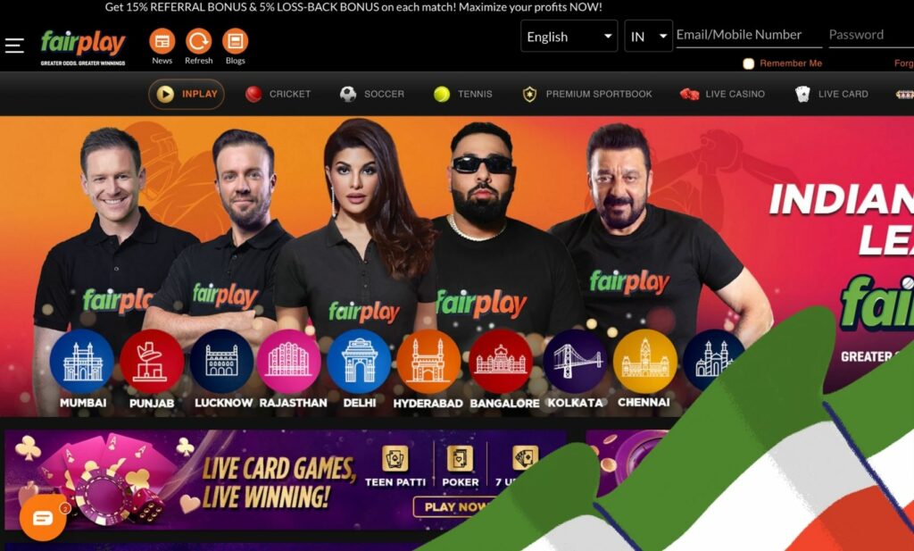 Fairplay website for sports betting in India review