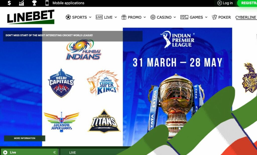 how to bet on popular sports at Linebet India